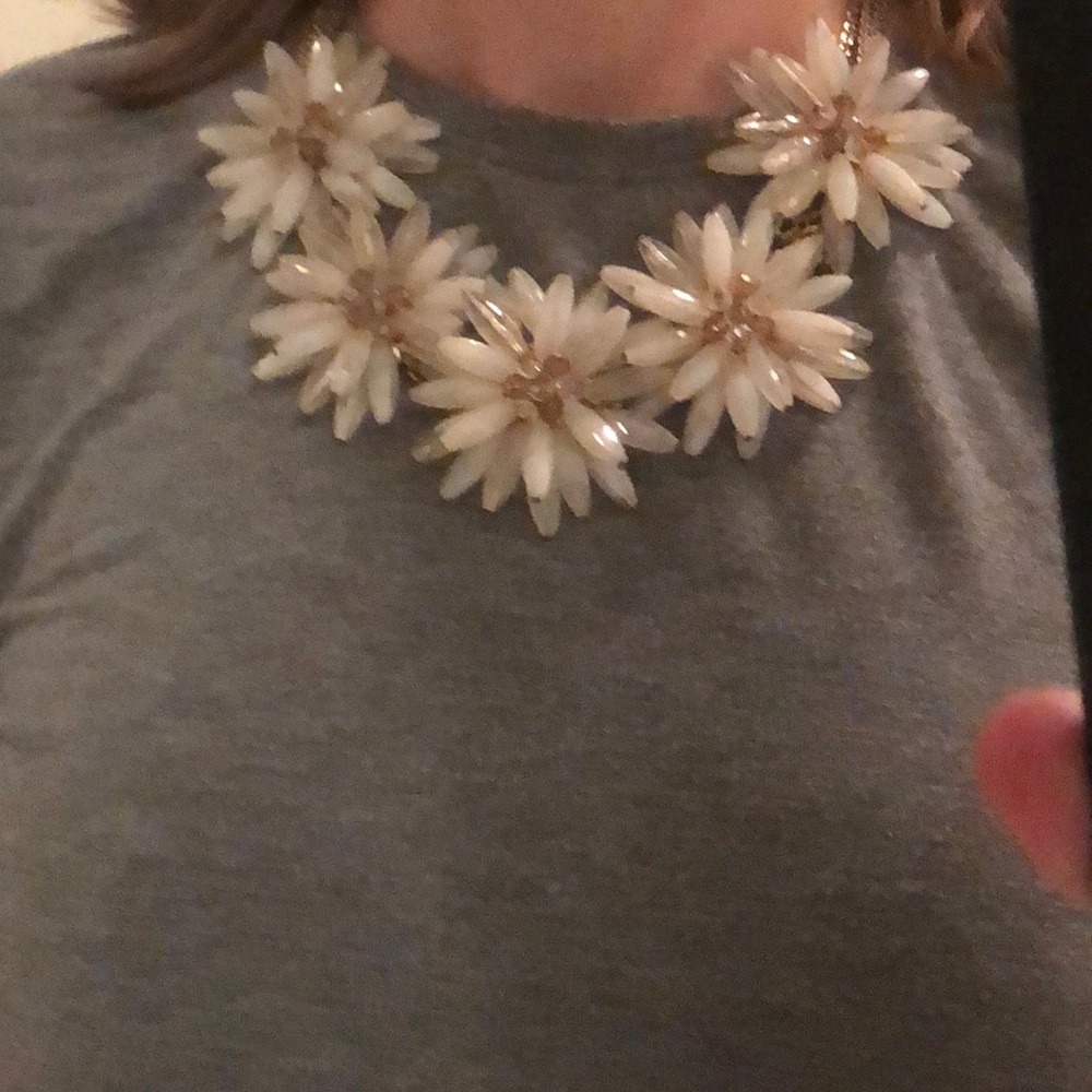 Beaded statement necklace